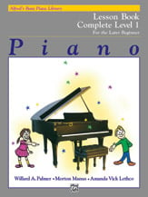 Alfred's Basic Piano Course piano sheet music cover